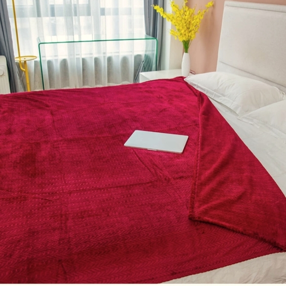 Cozy Warm Fleese Throw Blanket - Picture 4 of 5